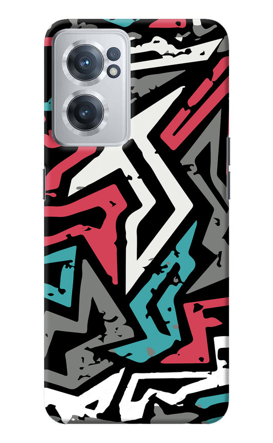 Geometric Graffiti OnePlus Nord CE 2 5G Back Cover