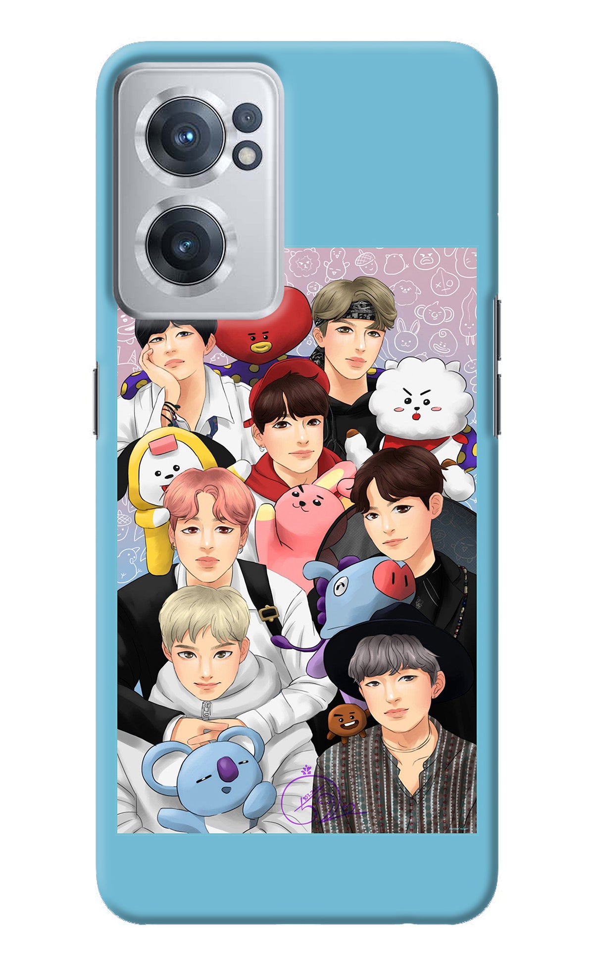 BTS with animals OnePlus Nord CE 2 5G Back Cover