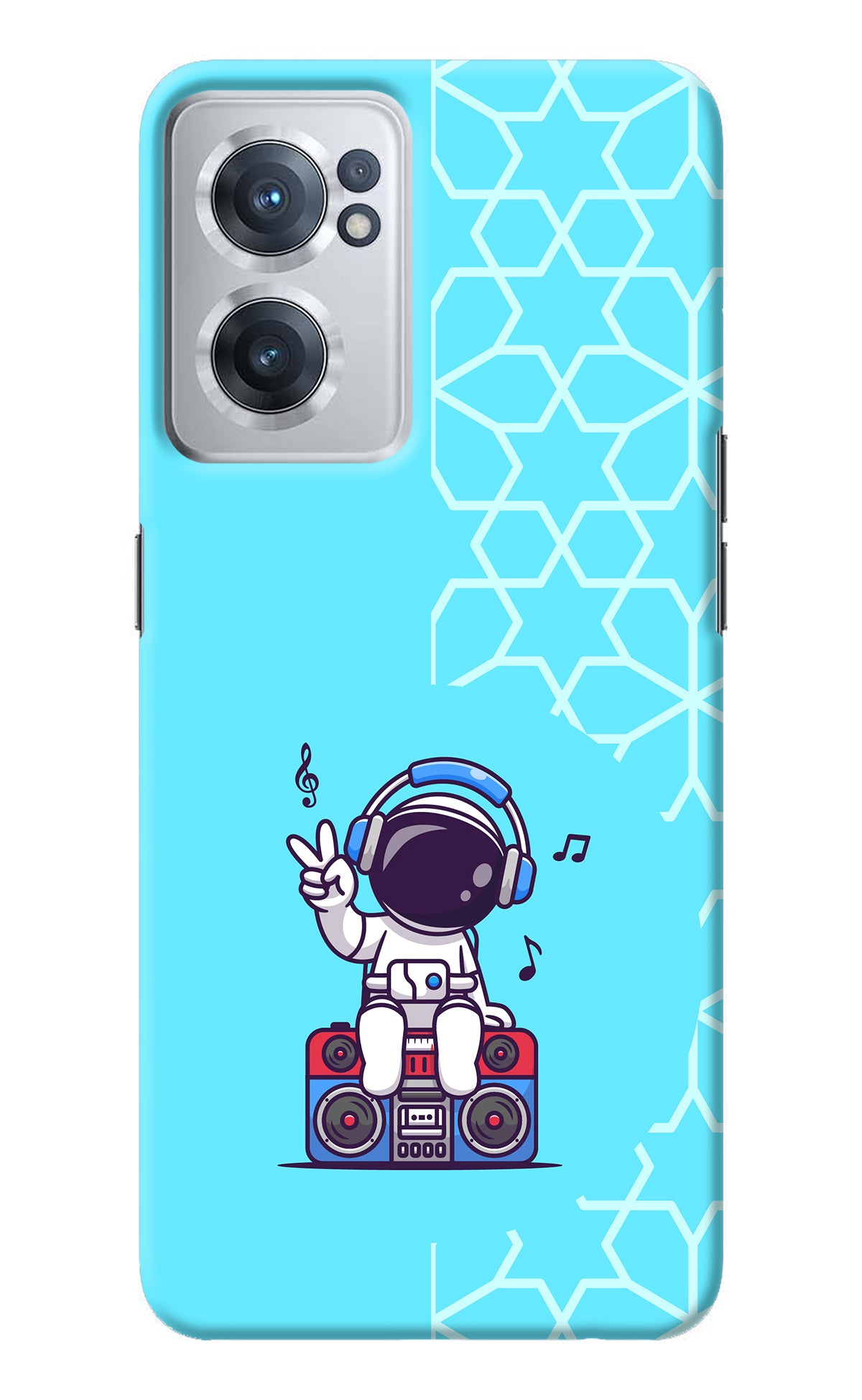 Cute Astronaut Chilling OnePlus Nord CE 2 5G Back Cover