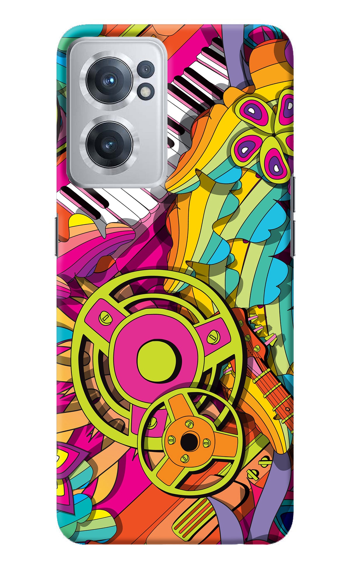 Music Doodle OnePlus Nord CE 2 5G Back Cover