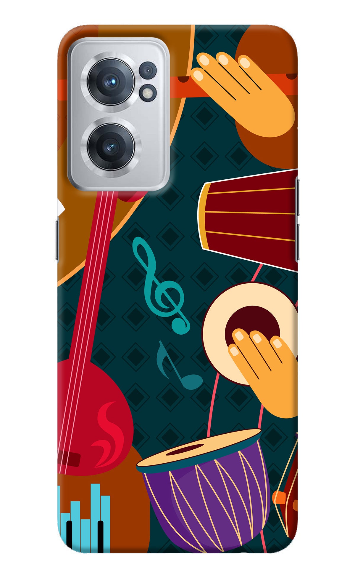 Music Instrument OnePlus Nord CE 2 5G Back Cover