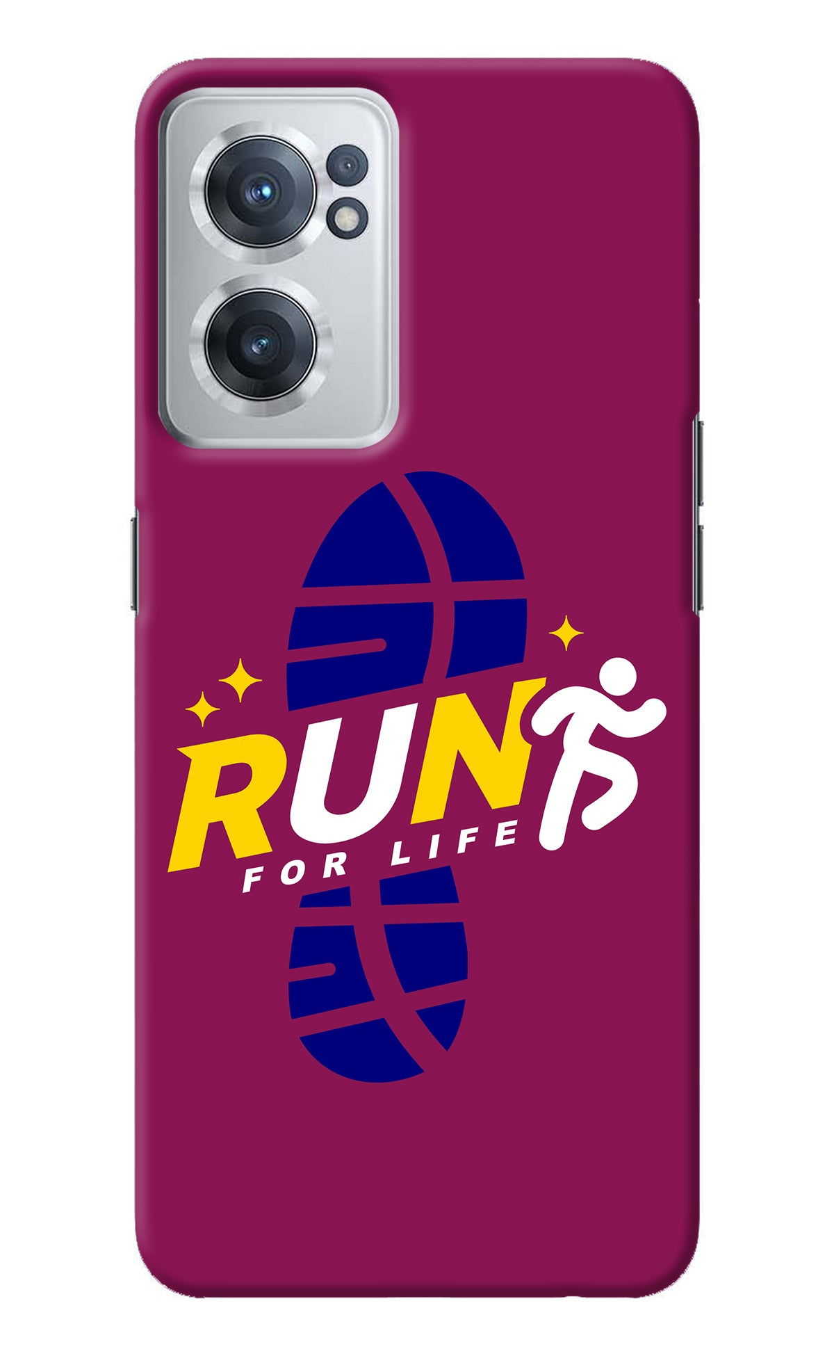 Run for Life OnePlus Nord CE 2 5G Back Cover