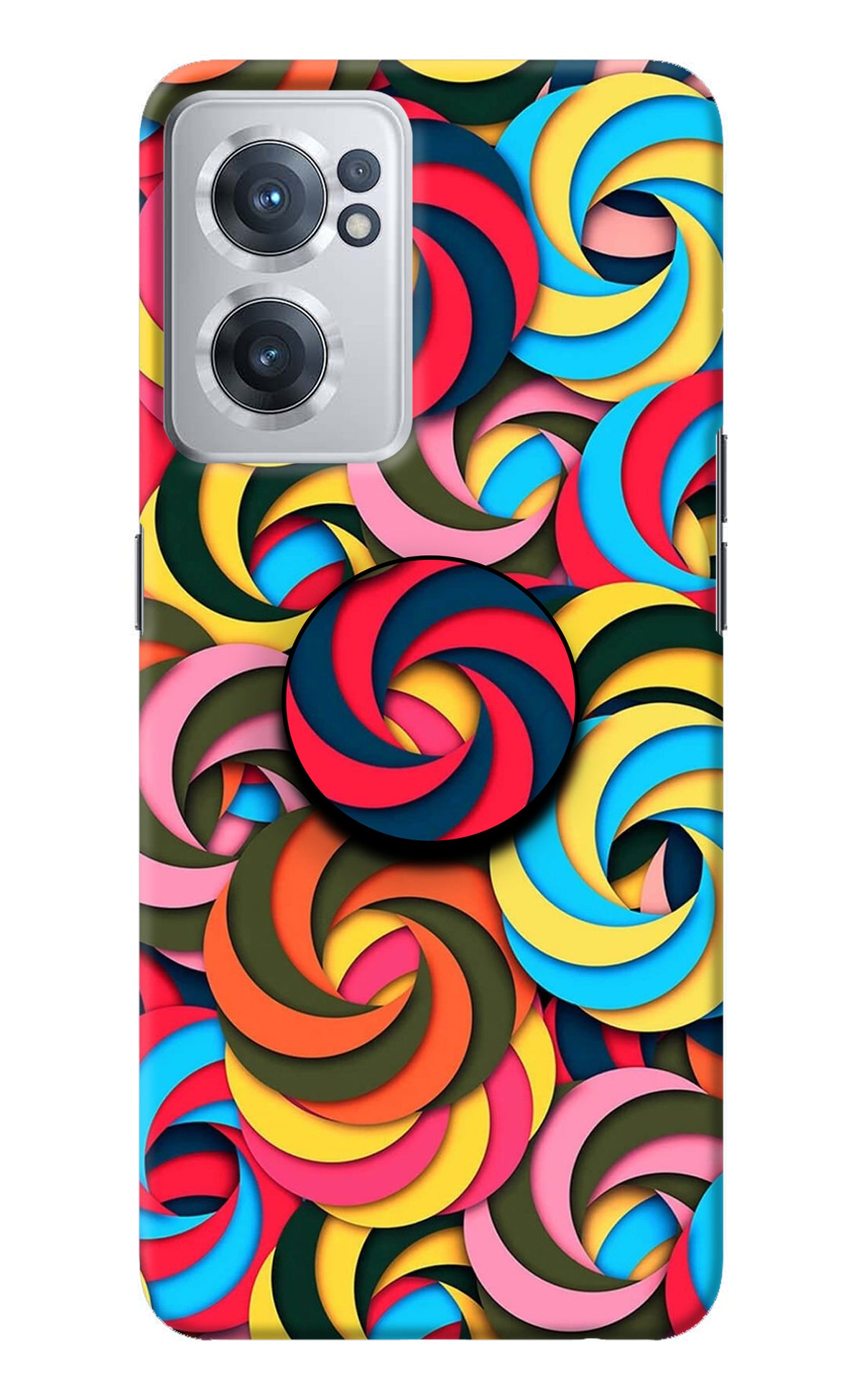 Spiral Pattern OnePlus Nord CE 2 5G Pop Case