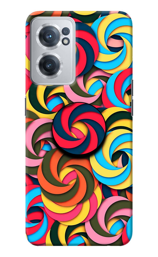 Spiral Pattern OnePlus Nord CE 2 5G Pop Case