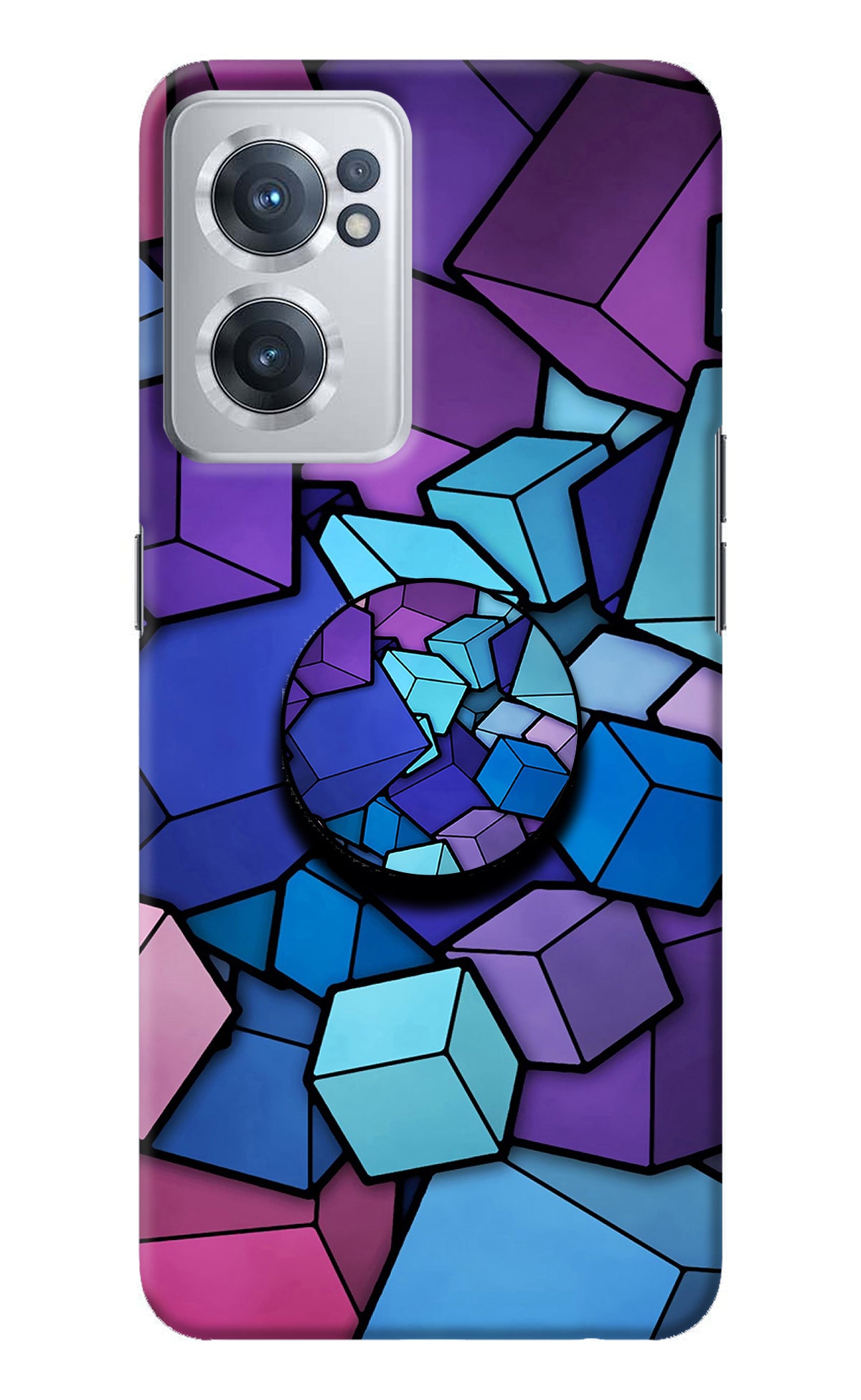 Cubic Abstract OnePlus Nord CE 2 5G Pop Case