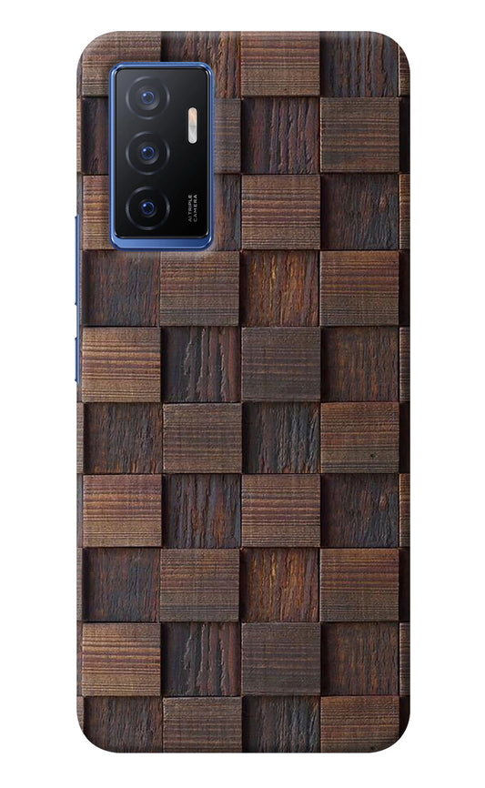 Wooden Cube Design Vivo V23E 5G Back Cover