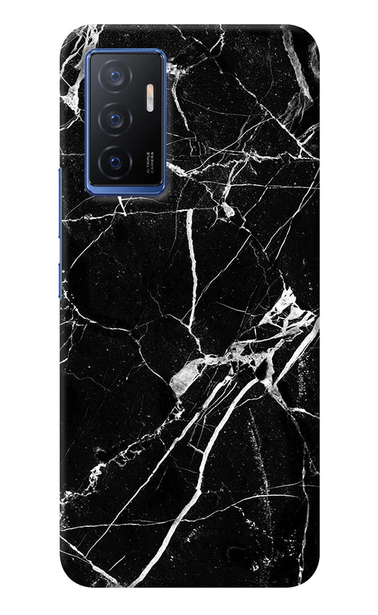 Black Marble Pattern Vivo V23E 5G Back Cover