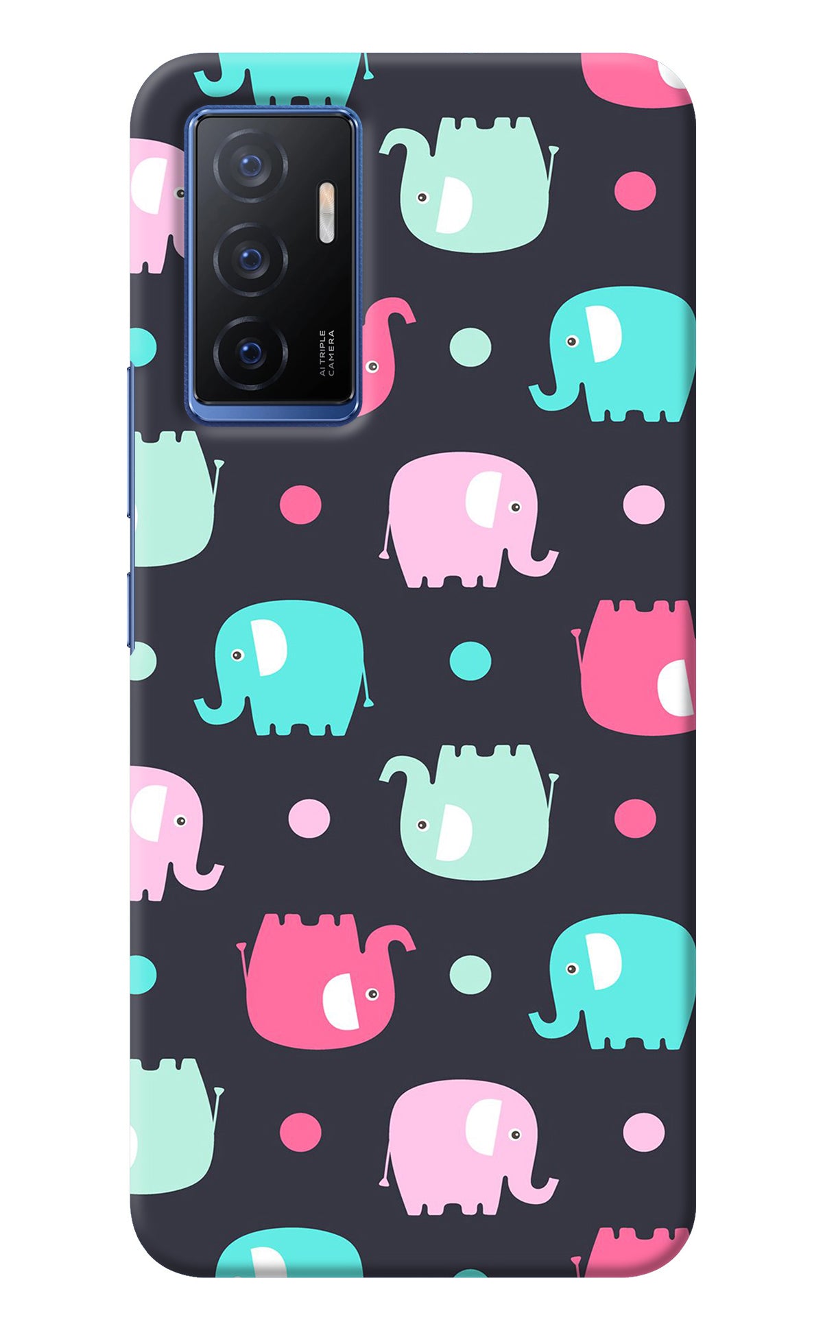 Elephants Vivo V23E 5G Back Cover