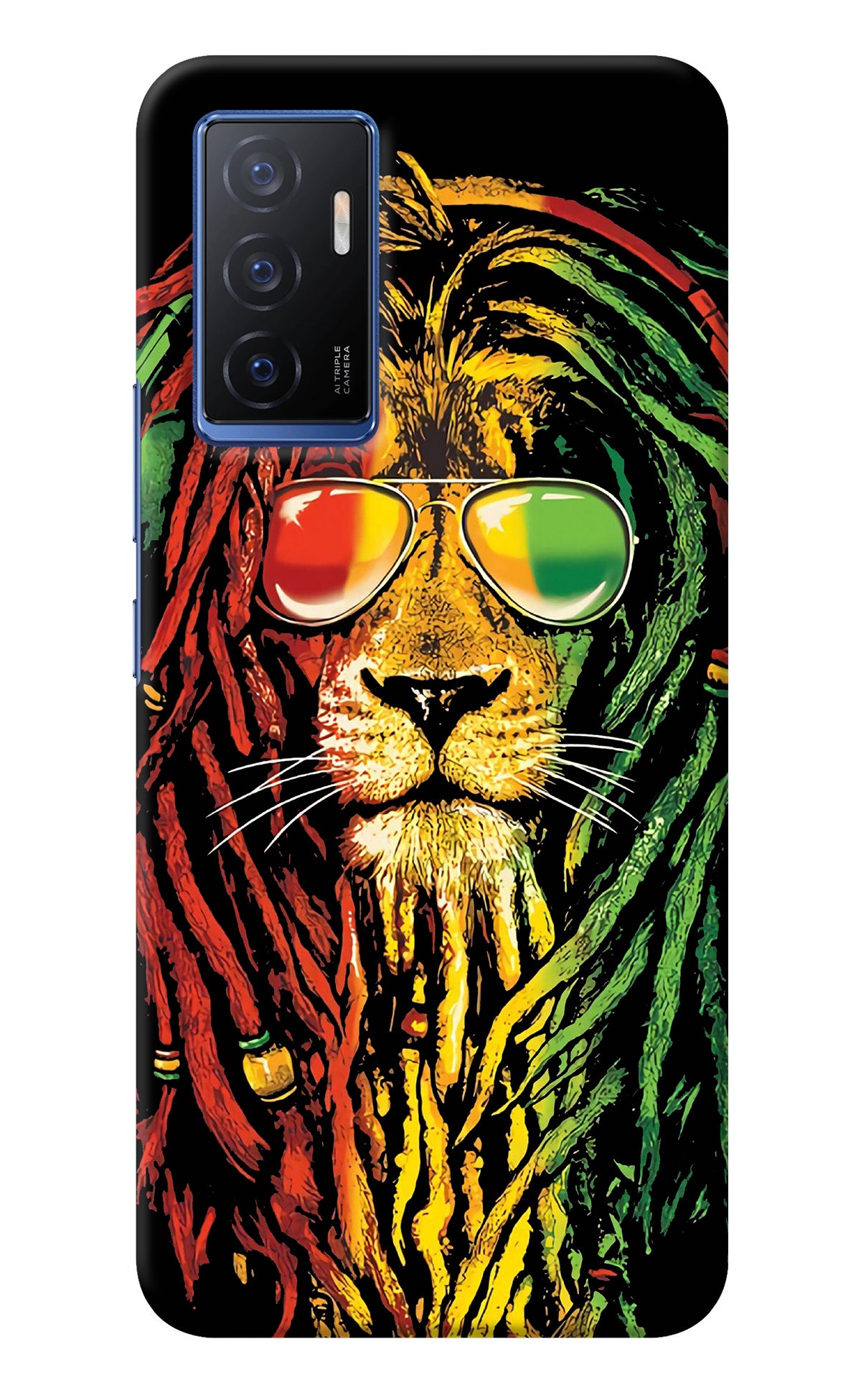 Rasta Lion Vivo V23E 5G Back Cover