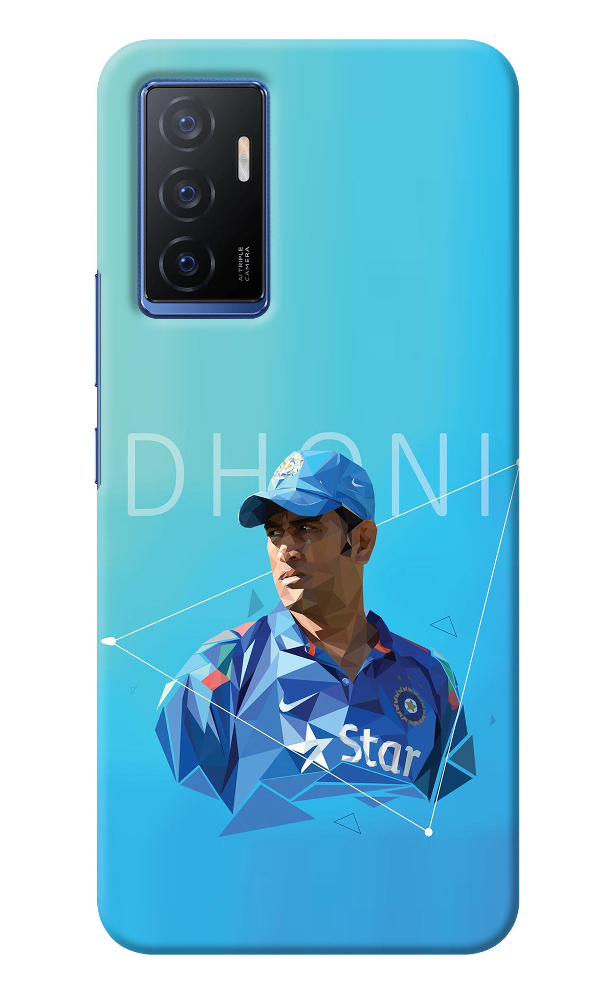 Dhoni Artwork Vivo V23E 5G Back Cover