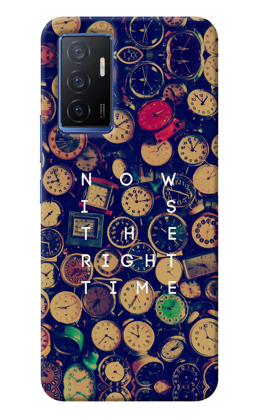 Now is the Right Time Quote Vivo V23E 5G Back Cover