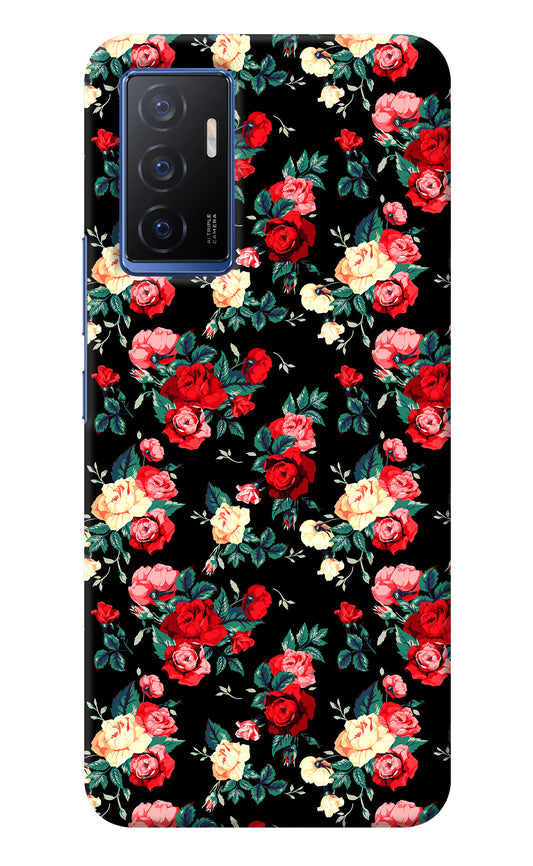 Rose Pattern Vivo V23E 5G Back Cover