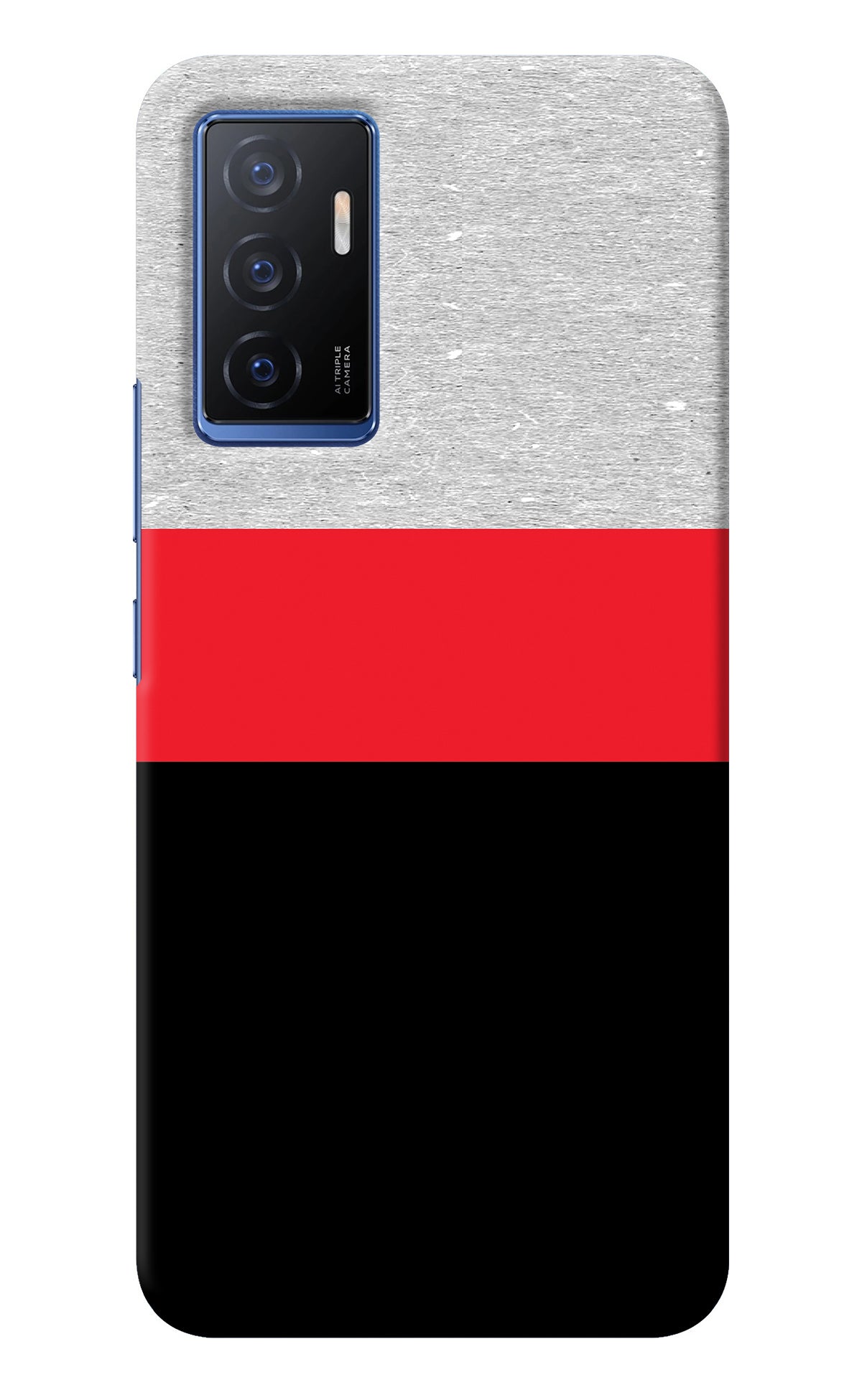 Tri Color Pattern Vivo V23E 5G Back Cover