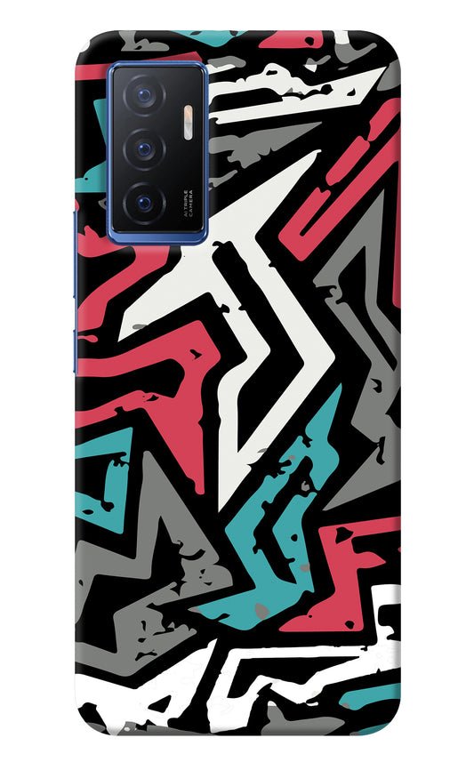 Geometric Graffiti Vivo V23E 5G Back Cover