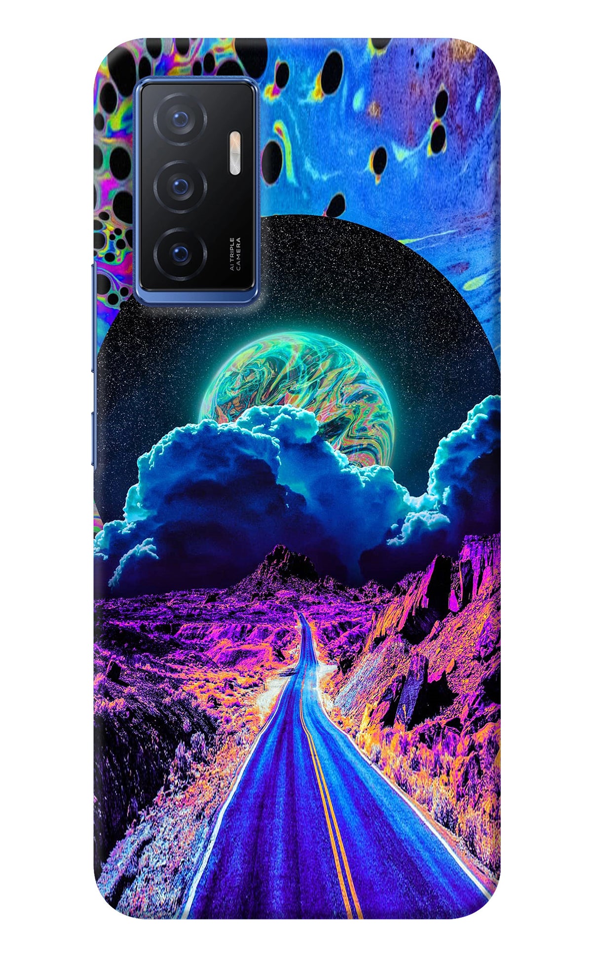 Psychedelic Painting Vivo V23E 5G Back Cover