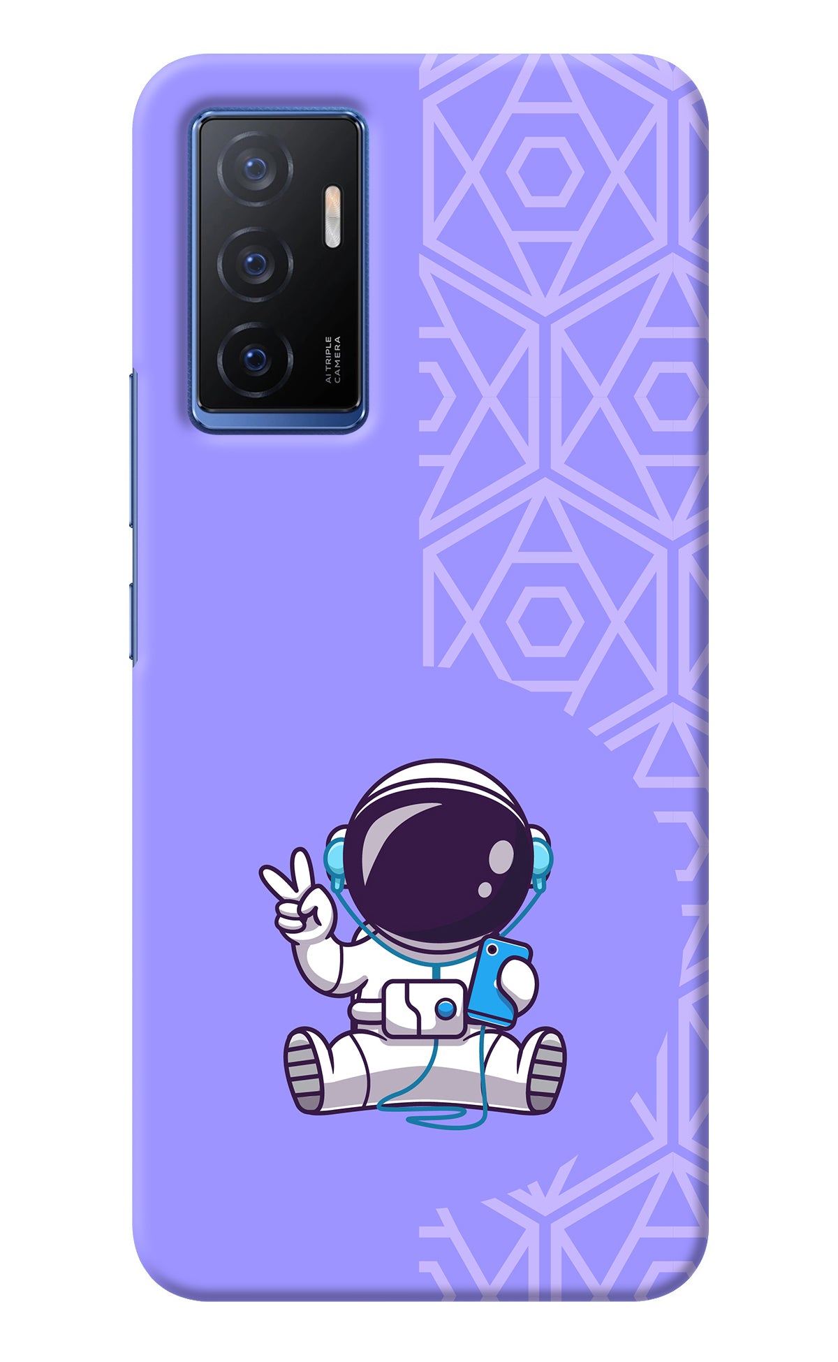 Cute Astronaut Chilling Vivo V23E 5G Back Cover