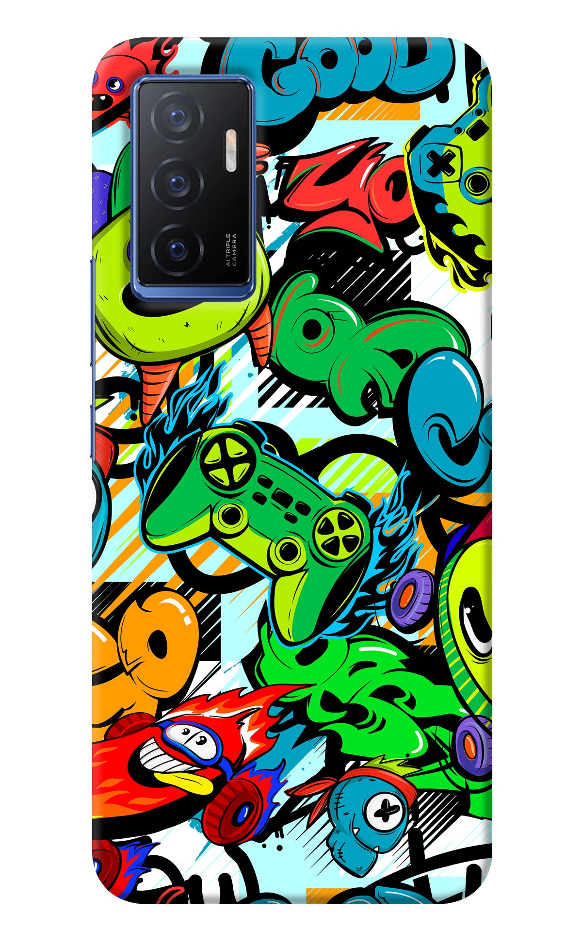 Game Doodle Vivo V23E 5G Back Cover