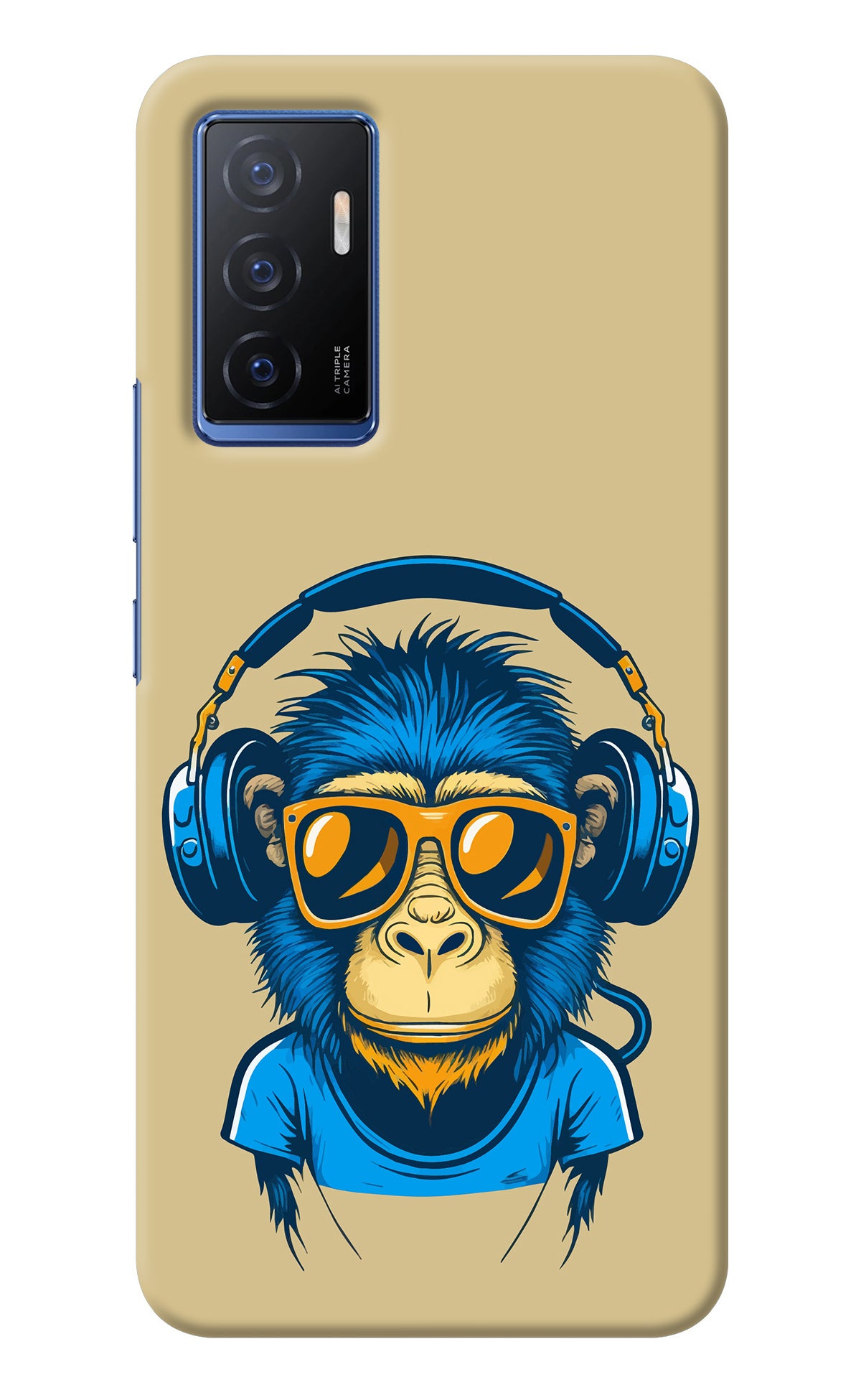 Monkey Headphone Vivo V23E 5G Back Cover