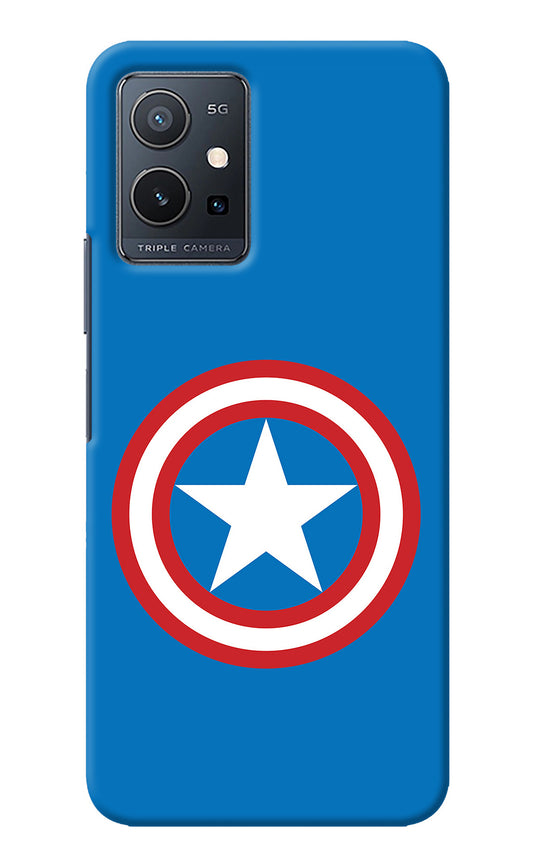 Captain America Logo Vivo Y75 5G/Vivo T1 5G Back Cover