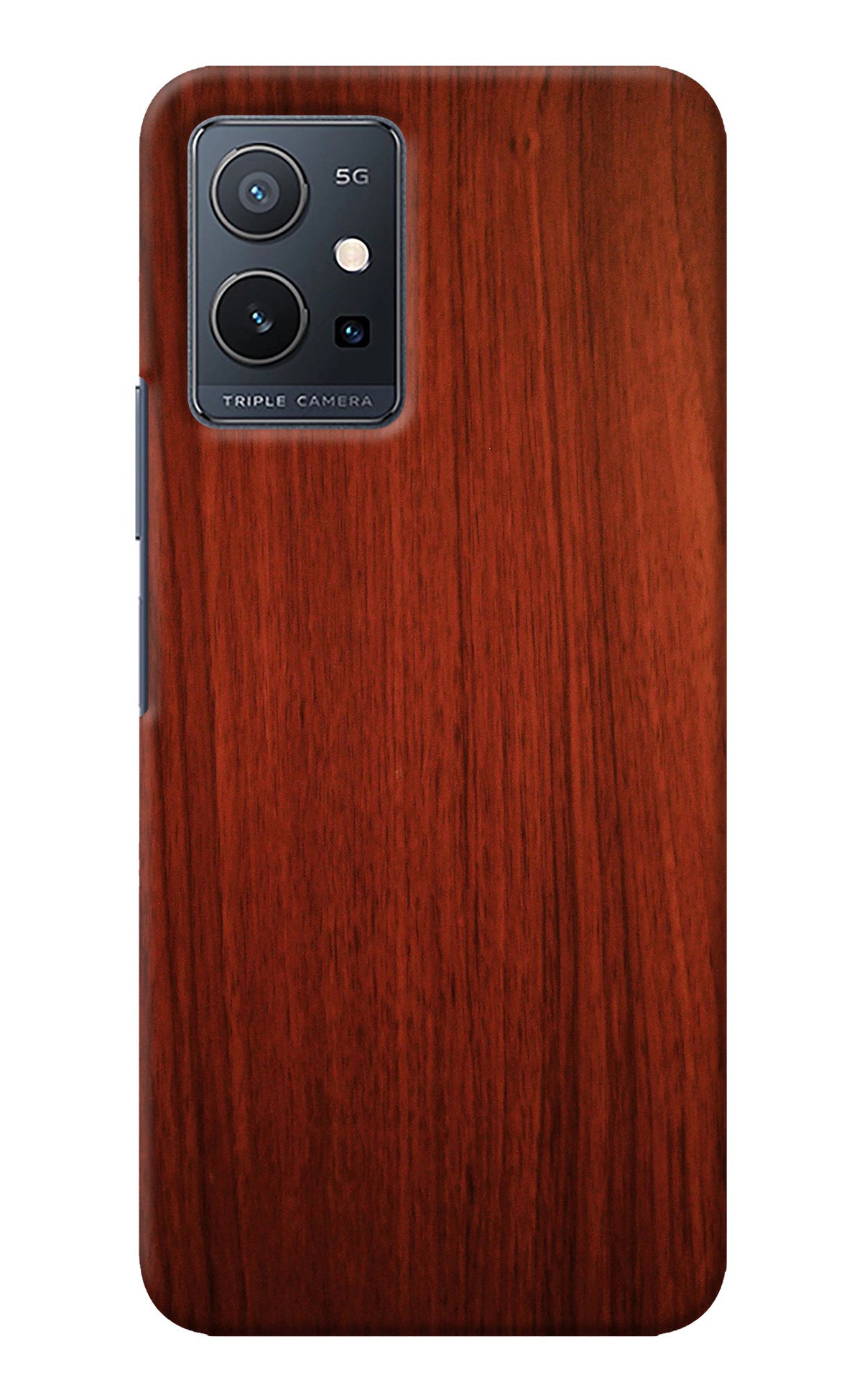 Wooden Plain Pattern Vivo Y75 5G/Vivo T1 5G Back Cover