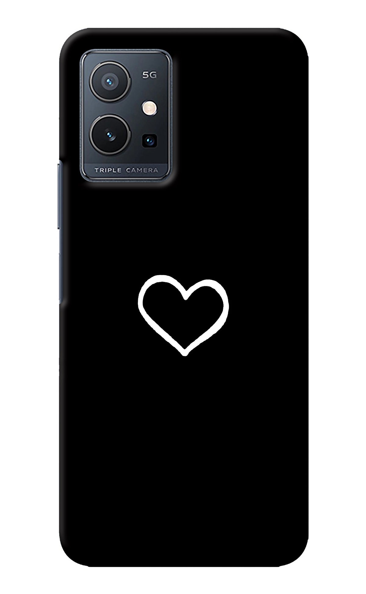 Heart Vivo Y75 5G/Vivo T1 5G Back Cover