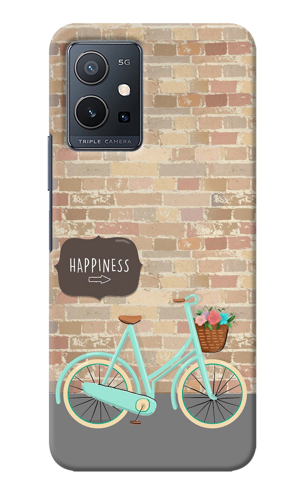 Happiness Artwork Vivo Y75 5G/Vivo T1 5G Back Cover