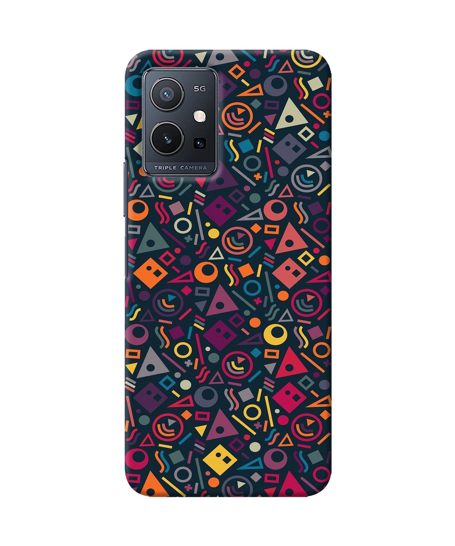 Geometric Abstract Vivo Y75 5G/Vivo T1 5G Back Cover