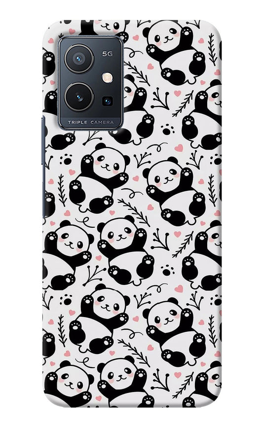 Cute Panda Vivo Y75 5G/Vivo T1 5G Back Cover