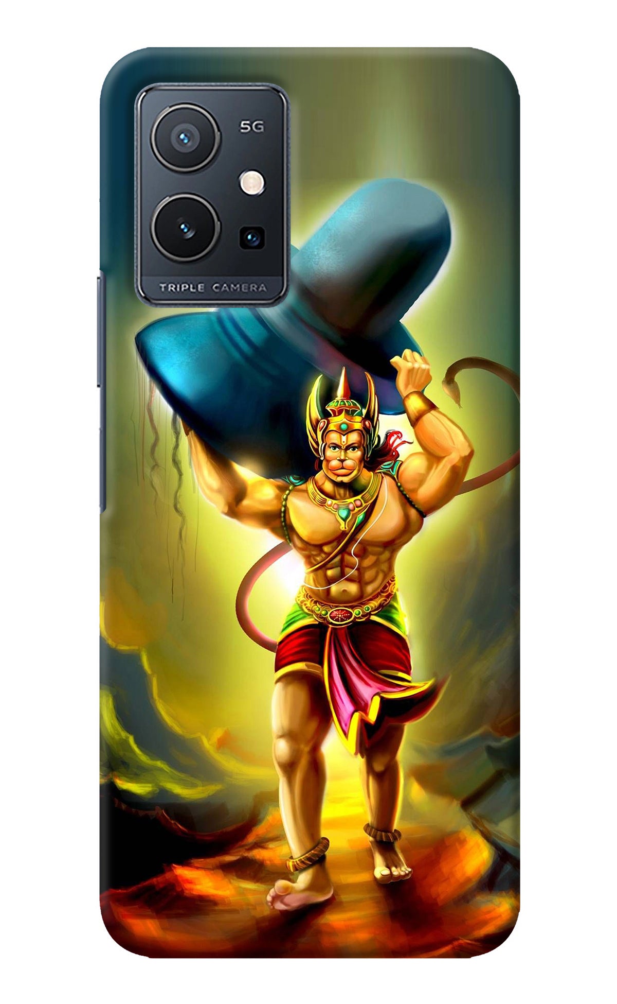 Lord Hanuman Vivo Y75 5G/Vivo T1 5G Back Cover