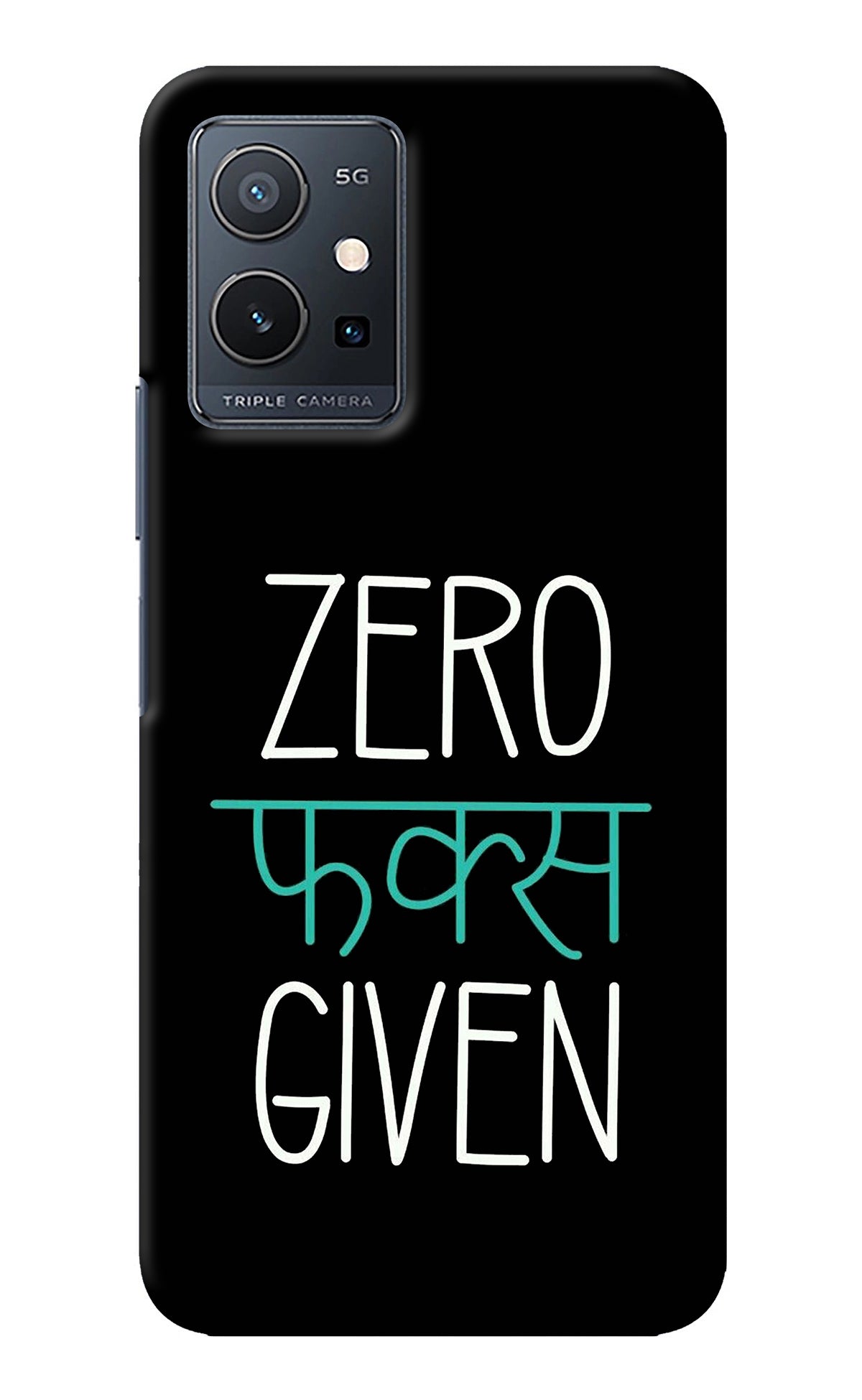 Zero Fucks Given Vivo Y75 5G/Vivo T1 5G Back Cover