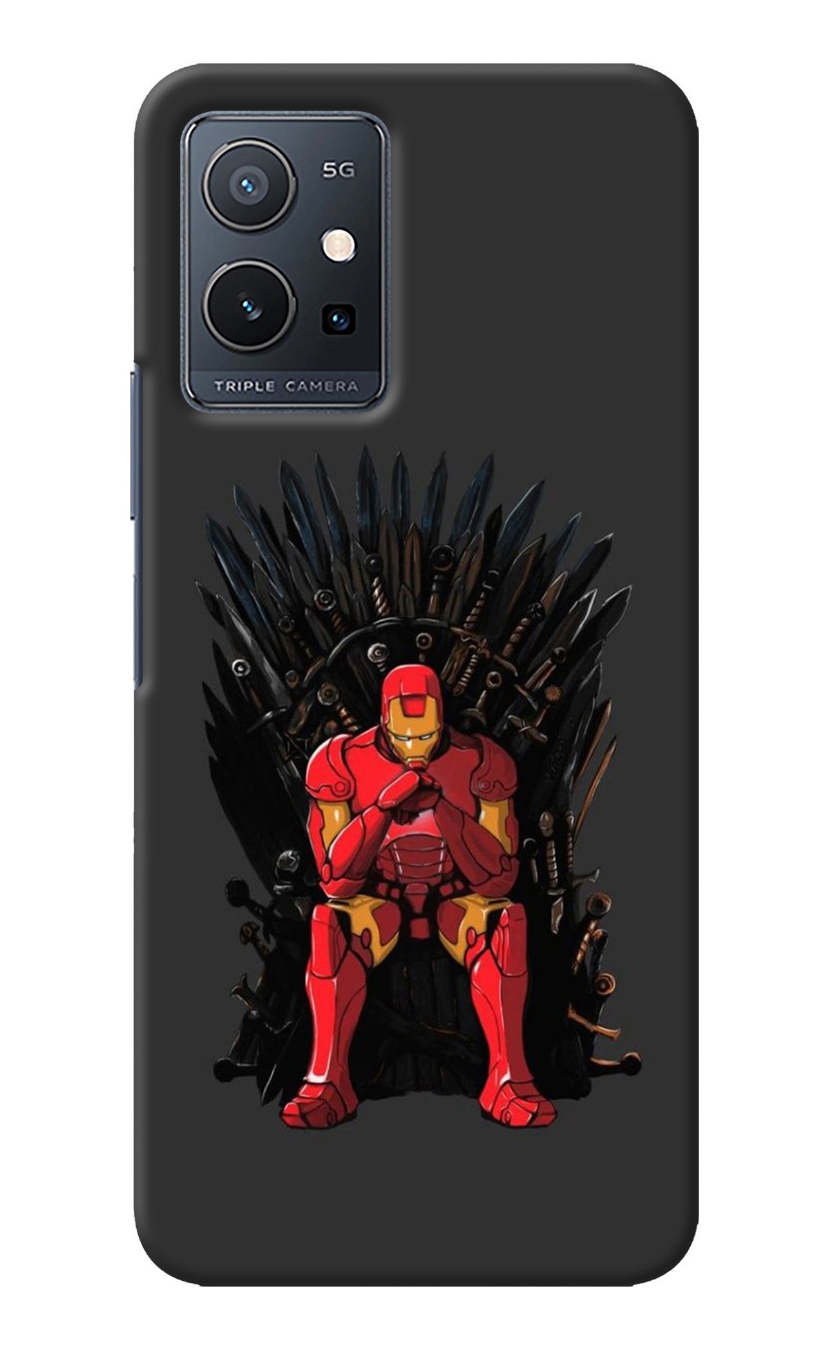 Ironman Throne Vivo Y75 5G/Vivo T1 5G Back Cover