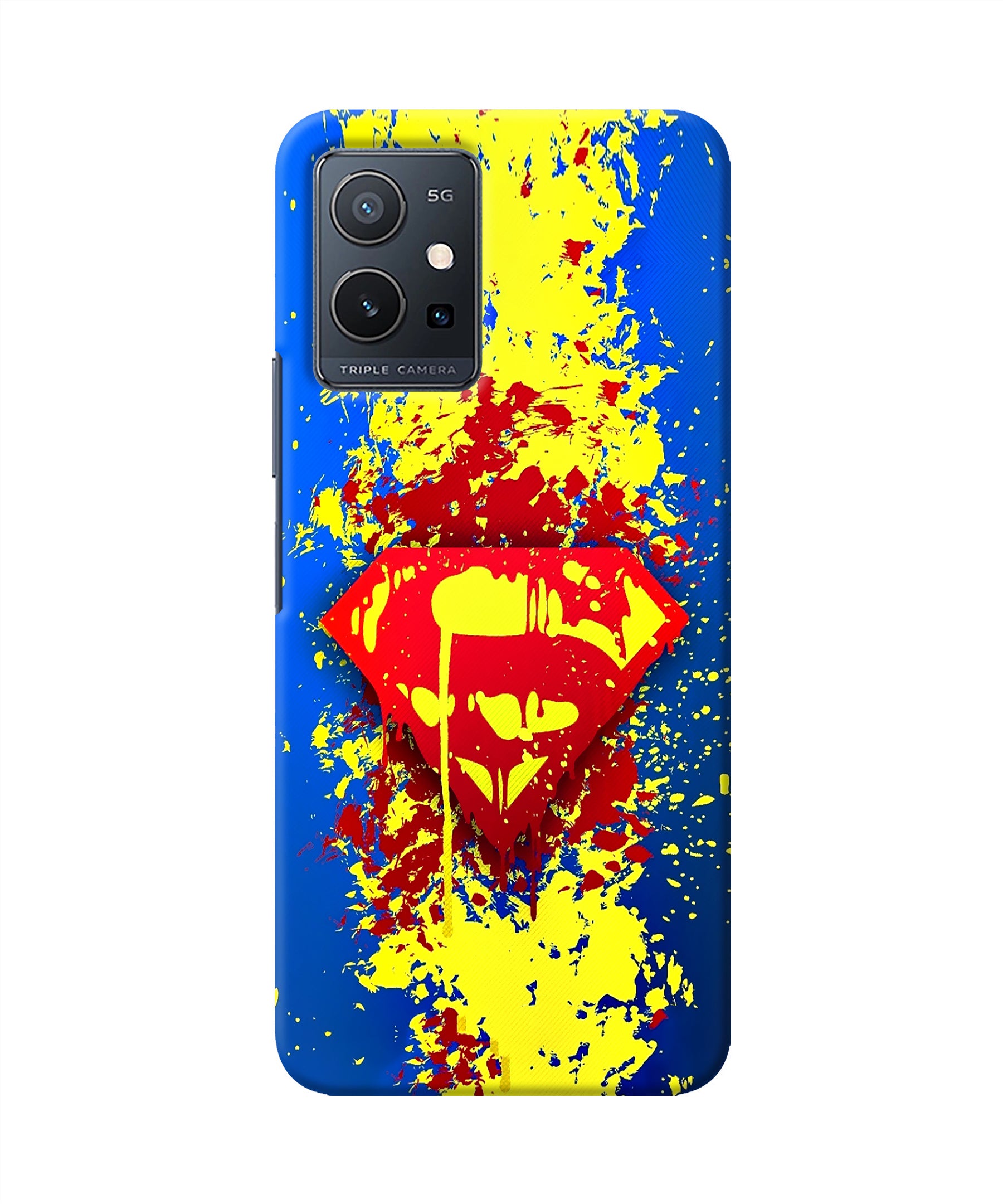 Superman logo Vivo Y75 5G/Vivo T1 5G Back Cover