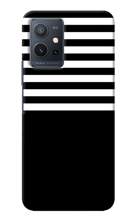 Black and White Print Vivo Y75 5G/Vivo T1 5G Back Cover