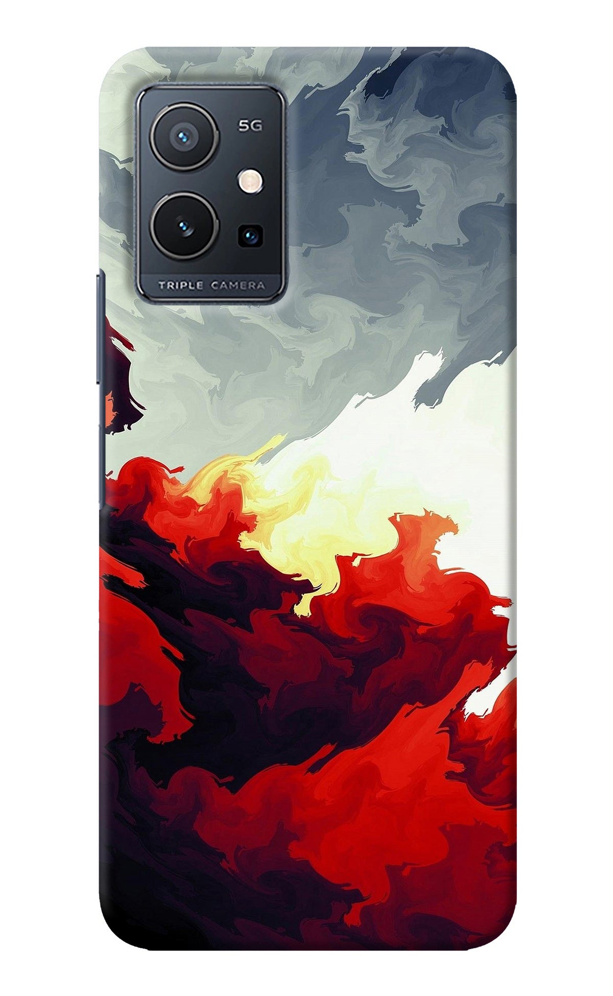 Fire Cloud Vivo Y75 5G/Vivo T1 5G Back Cover