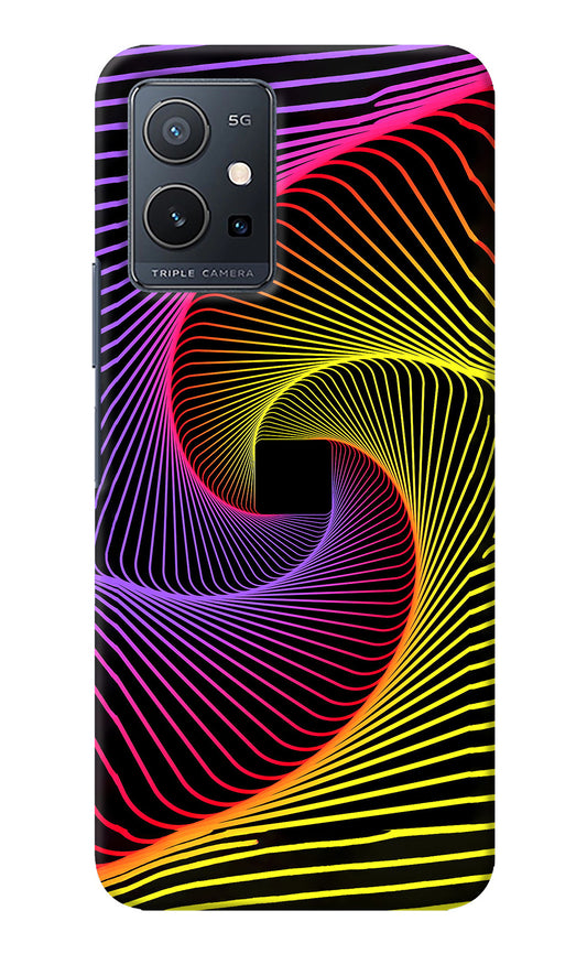 Colorful Strings Vivo Y75 5G/Vivo T1 5G Back Cover