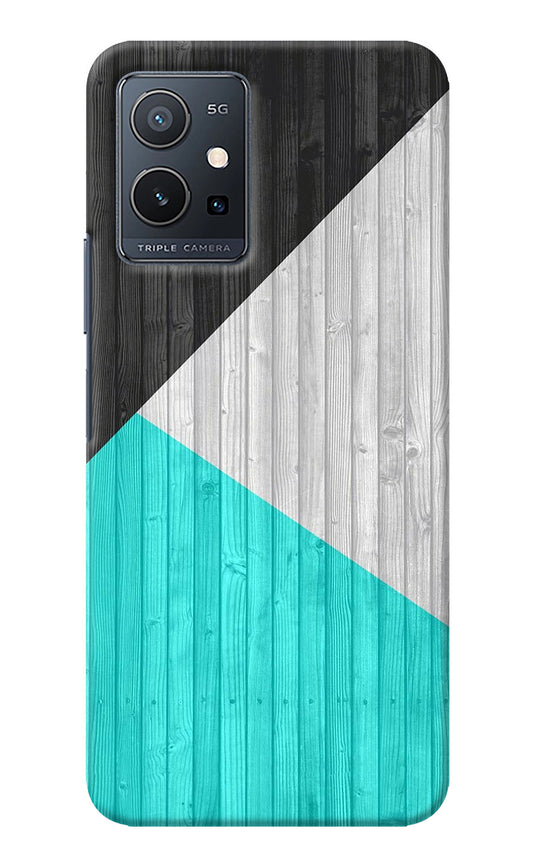 Wooden Abstract Vivo Y75 5G/Vivo T1 5G Back Cover