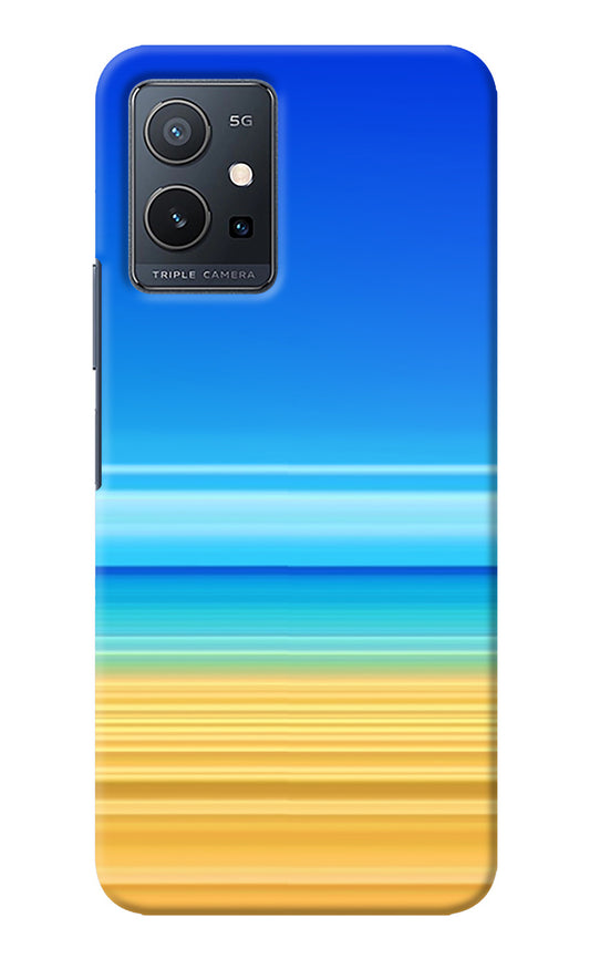 Beach Art Vivo Y75 5G/Vivo T1 5G Back Cover