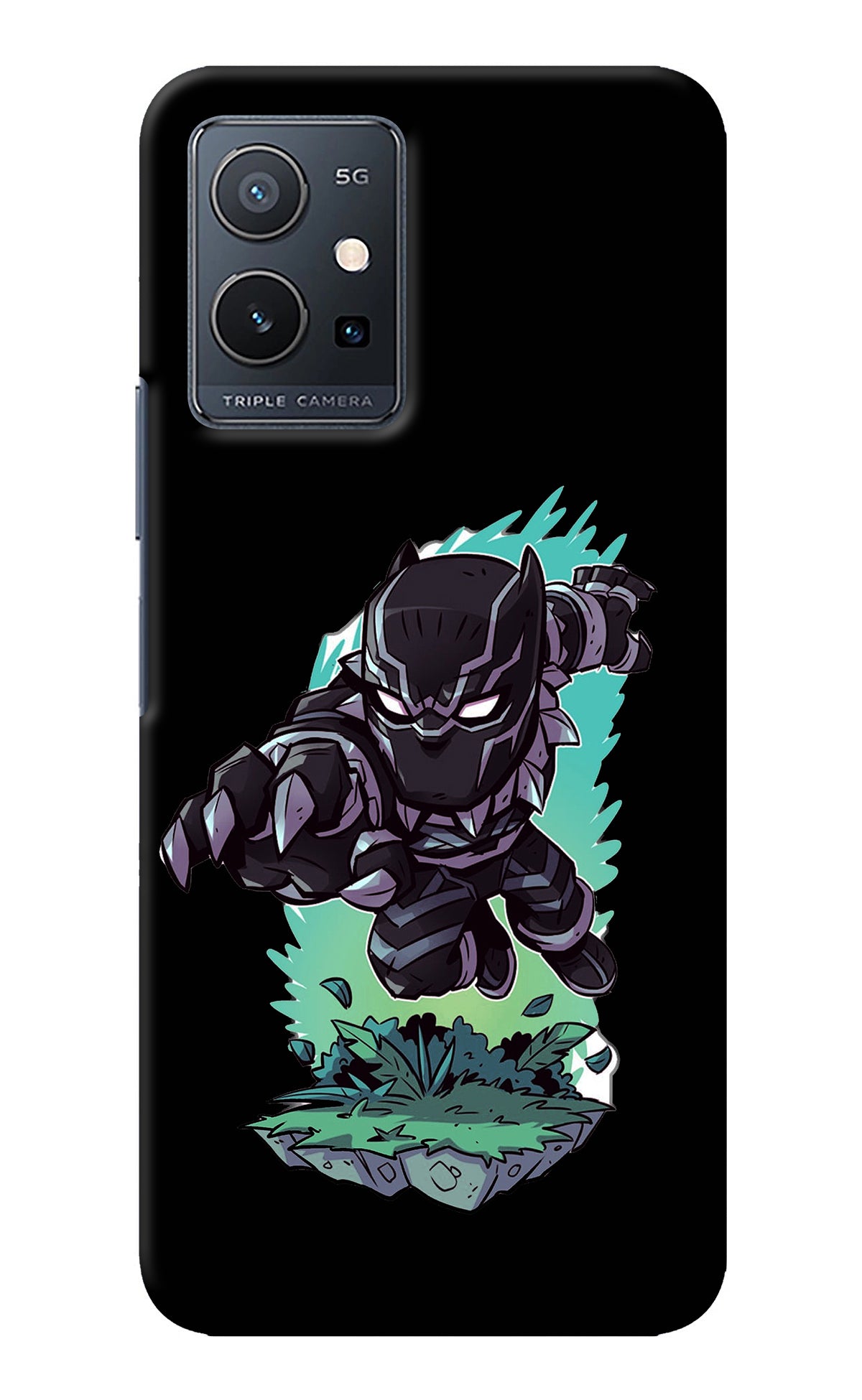 Black Panther Vivo Y75 5G/Vivo T1 5G Back Cover