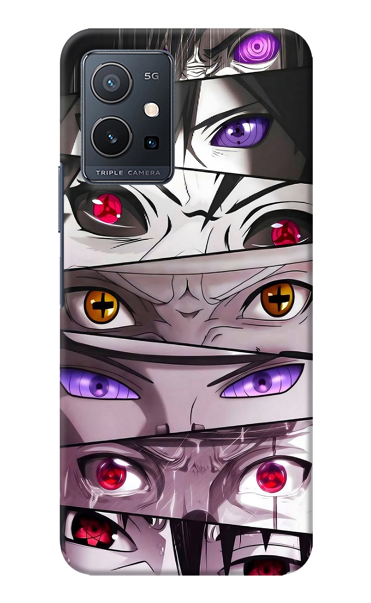 Naruto Anime Vivo Y75 5G/Vivo T1 5G Back Cover