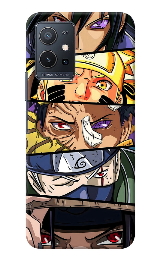 Naruto Character Vivo Y75 5G/Vivo T1 5G Back Cover