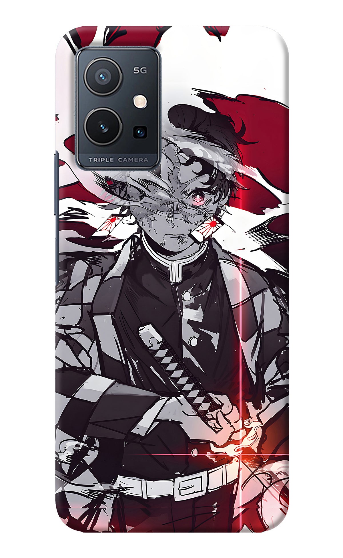 Demon Slayer Vivo Y75 5G/Vivo T1 5G Back Cover