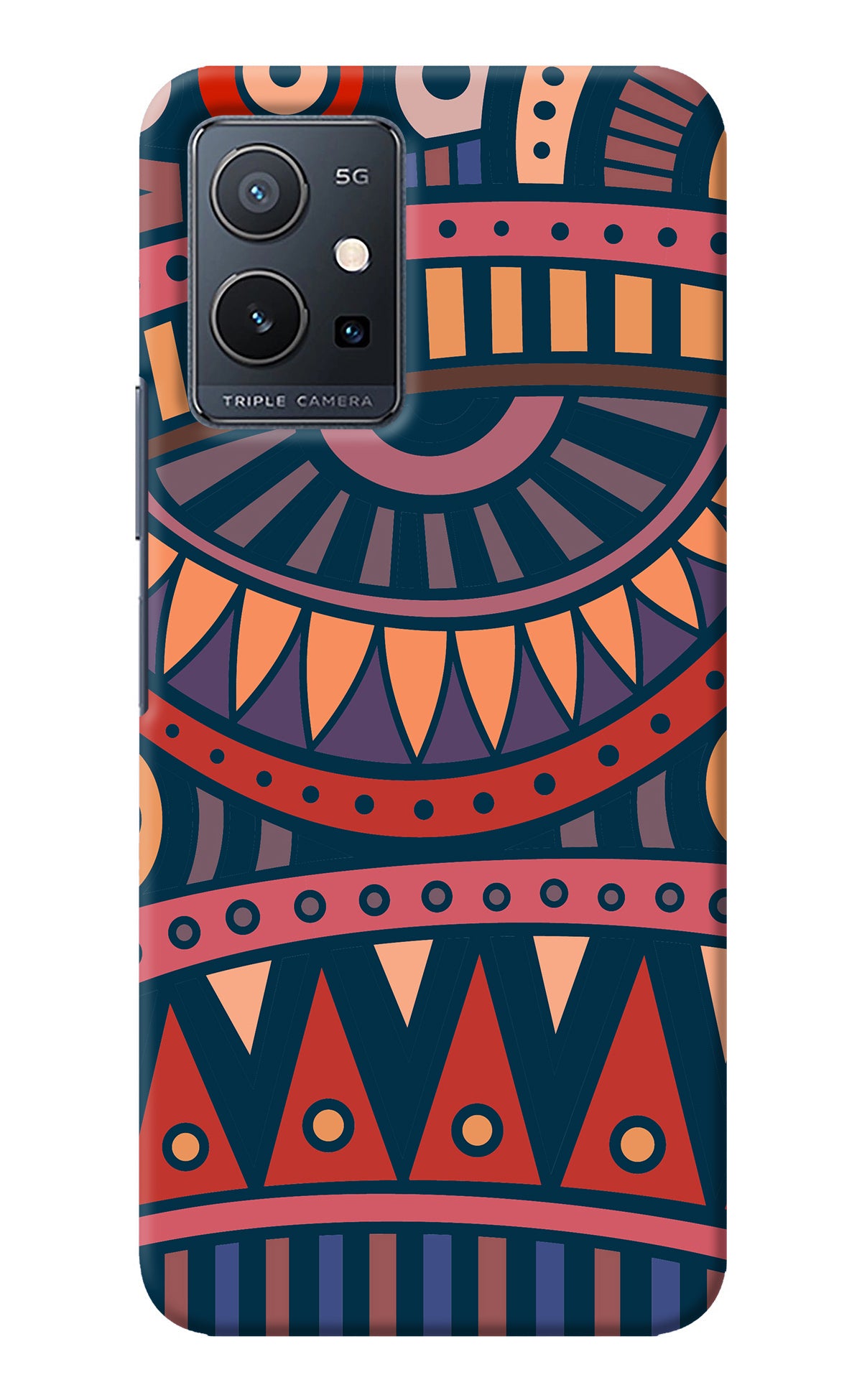 African Culture Design Vivo Y75 5G/Vivo T1 5G Back Cover