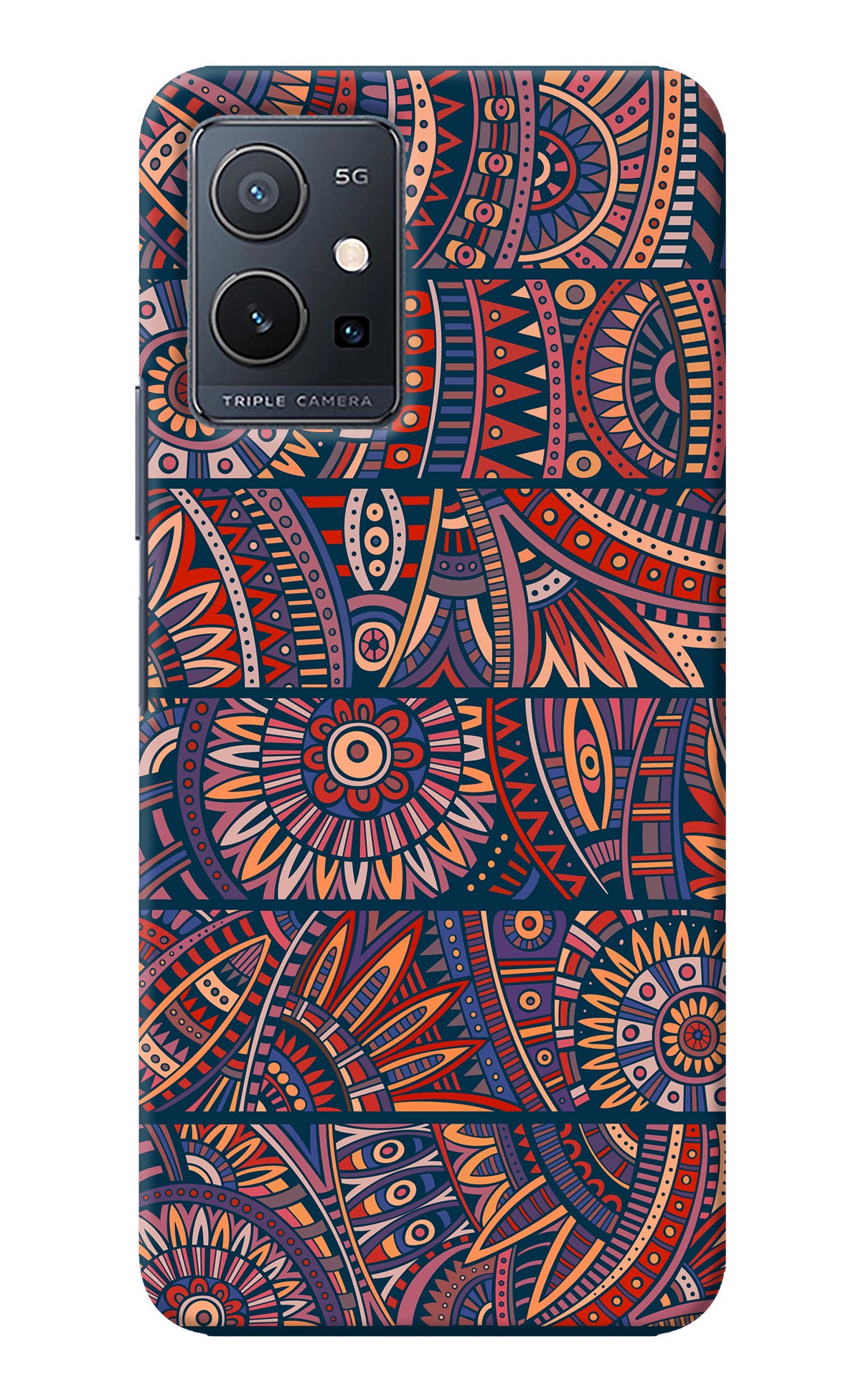 African Culture Design Vivo Y75 5G/Vivo T1 5G Back Cover