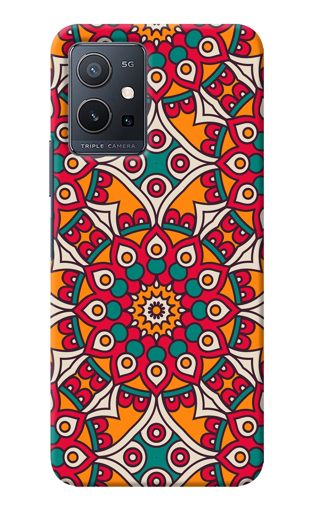 Mandala Art Vivo Y75 5G/Vivo T1 5G Back Cover