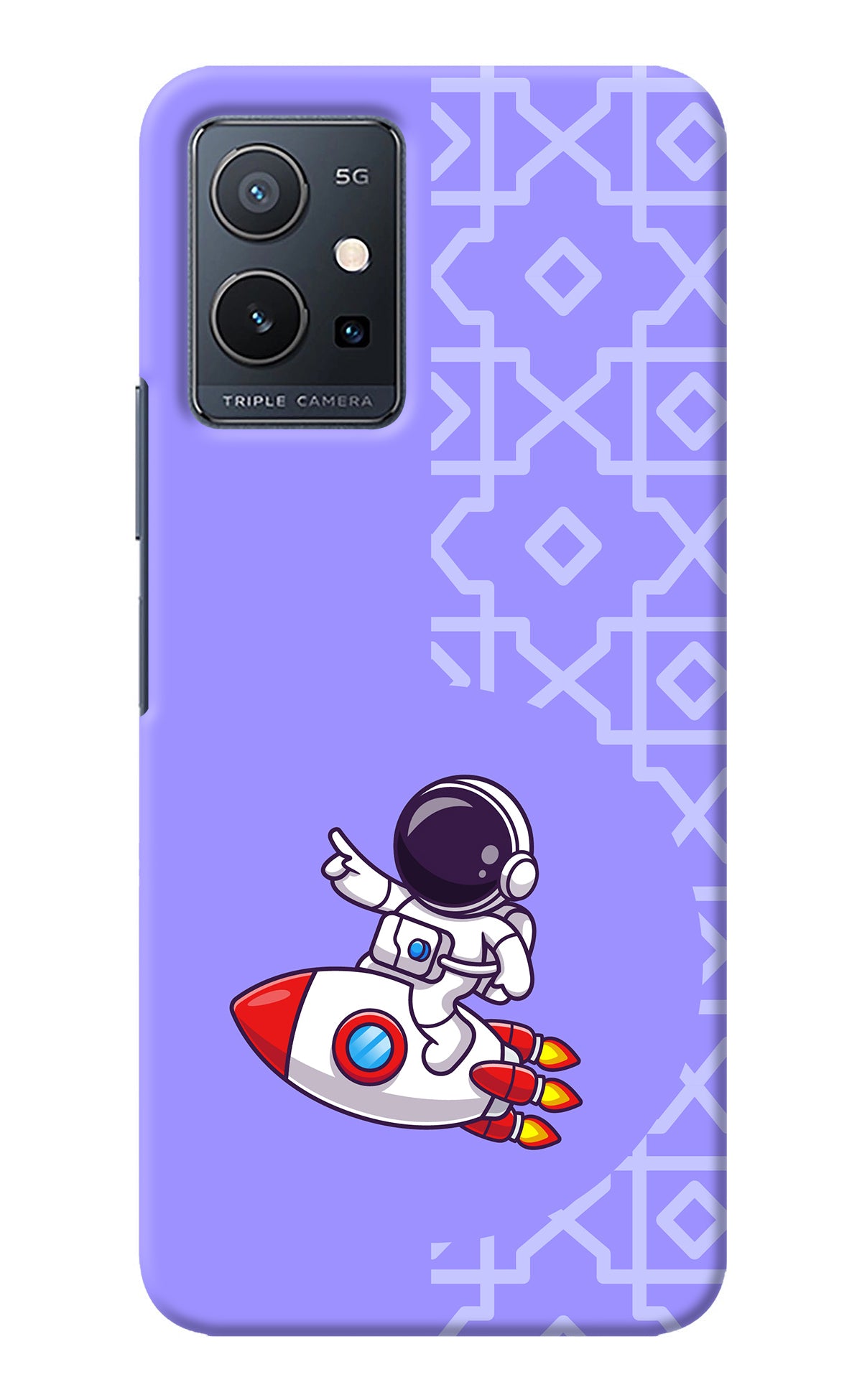 Cute Astronaut Vivo Y75 5G/Vivo T1 5G Back Cover