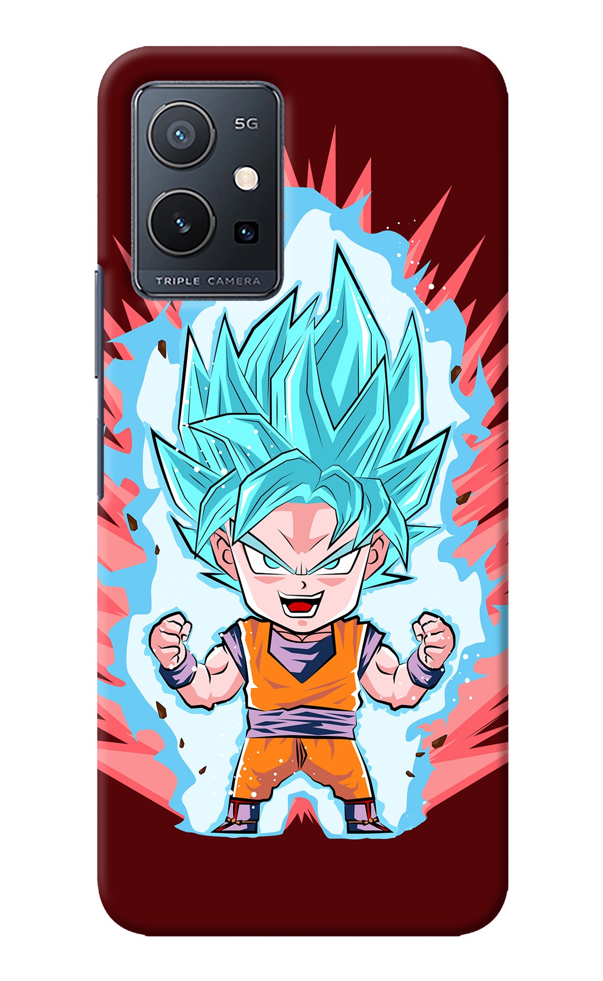 Goku Little Vivo Y75 5G/Vivo T1 5G Back Cover