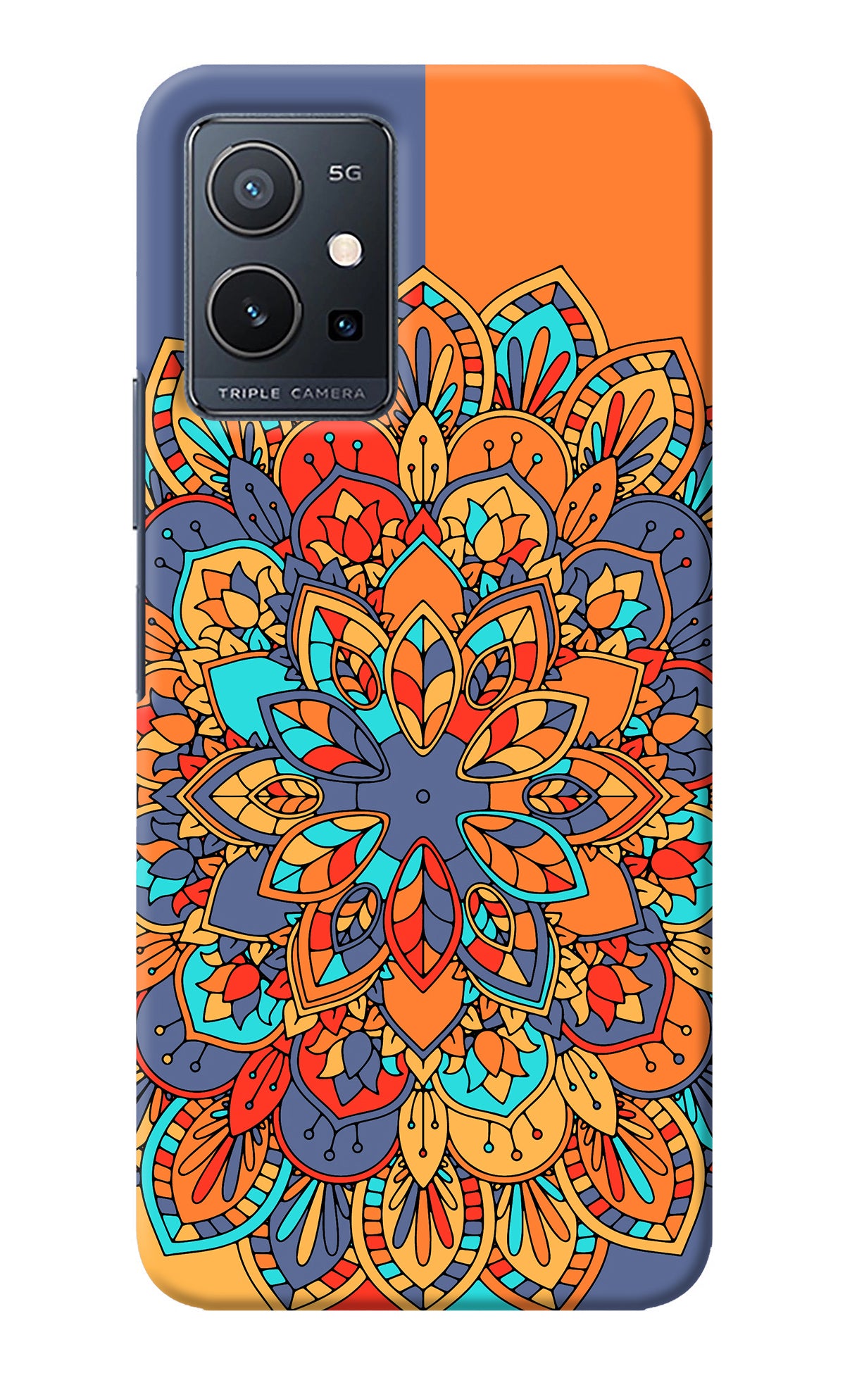 Color Mandala Vivo Y75 5G/Vivo T1 5G Back Cover