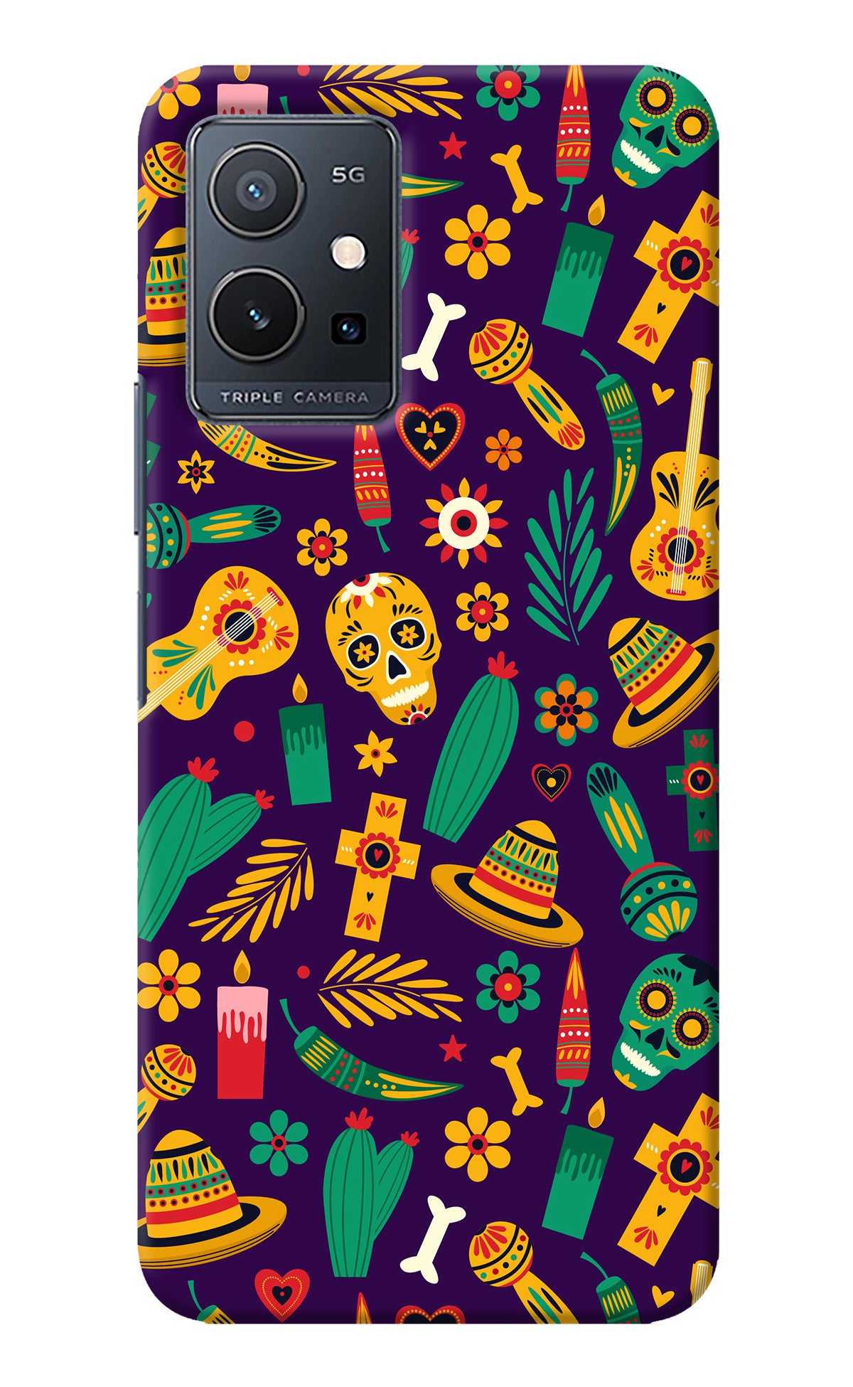 Mexican Artwork Vivo Y75 5G/Vivo T1 5G Back Cover