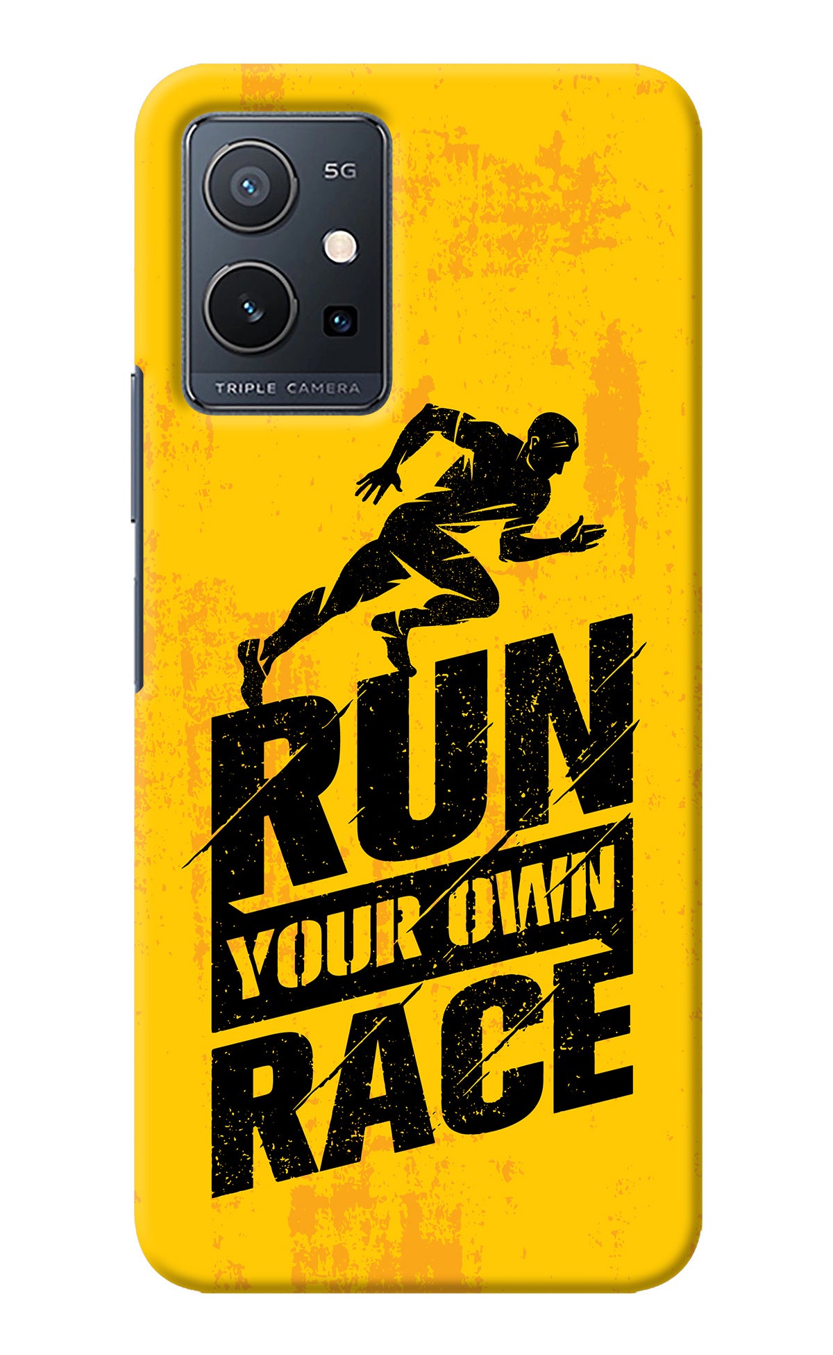 Run Your Own Race Vivo Y75 5G/Vivo T1 5G Back Cover