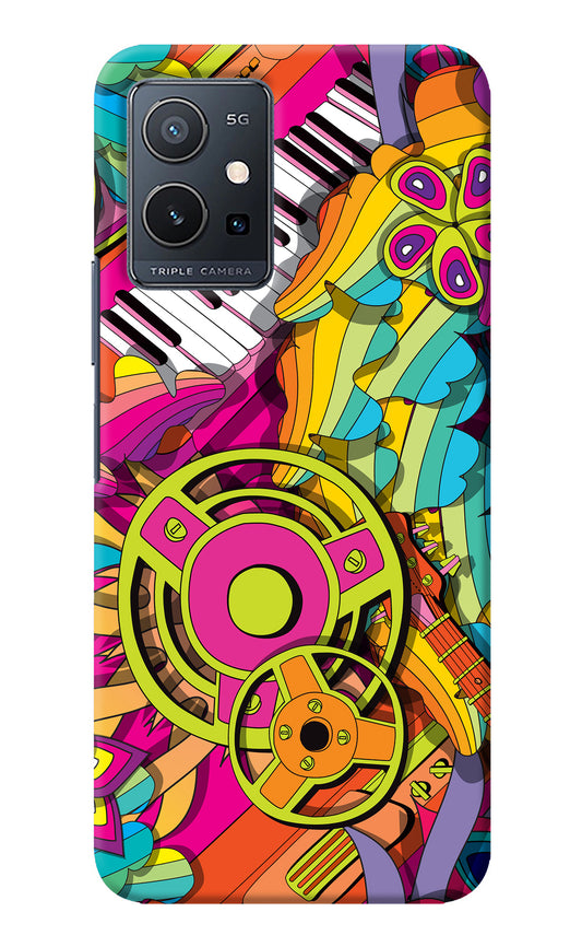 Music Doodle Vivo Y75 5G/Vivo T1 5G Back Cover